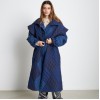 Stella Nova Long Quilted Blue Coat