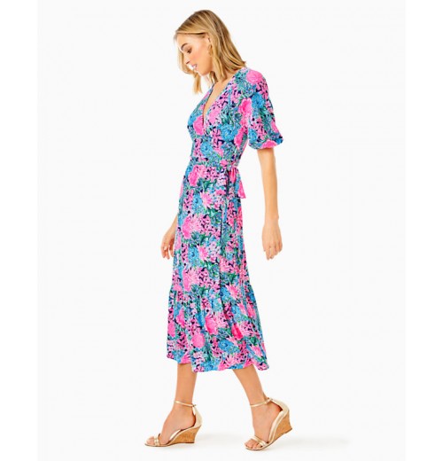 Brantley Midi Wrap Dress