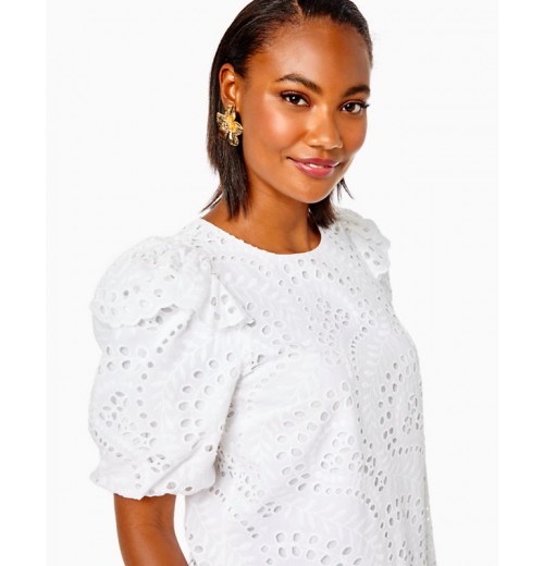 Aleena Eyelet Top