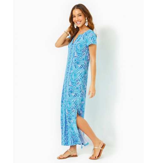 UPF 50+ Sophiletta Short Sleeve Maxi Dress