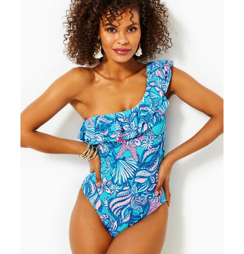 Caelum Ruffle One-Piece Swimsuit