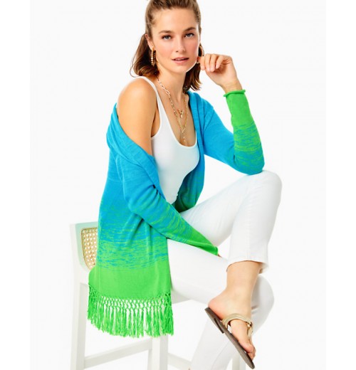 Tatum Ombre Fringe Cardigan